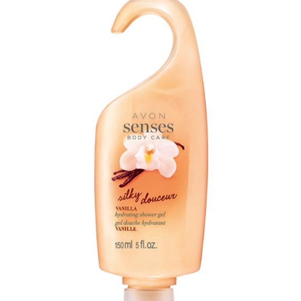 Avon silky vanilla shower gel
